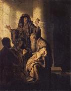 REMBRANDT Harmenszoon van Rijn The Presentation of Jesus in the Temple painting